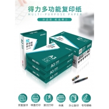 得力（deli）7375 复印纸 A3 70g 500张/包【8包/箱】